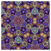 Helles Bohemisches Boho Hippy-Chic-Muster Stoff (Nahaufnahme)