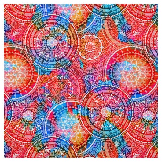 Helles Bohemisches Boho Hippy-Chic-Muster Stoff (Muster)