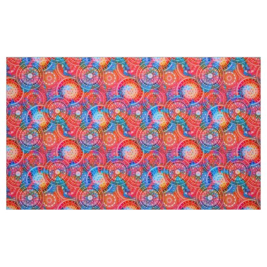 Helles Bohemisches Boho Hippy-Chic-Muster Stoff (Fat Quarter (45,7 x 55,9 cm))