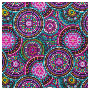 Helles Bohemisches Boho Hippy-Chic-Muster Stoff