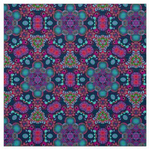 Helles Bohemisches Boho Hippy-Chic-Muster Stoff