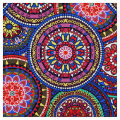 Helles Bohemisches Boho Hippy-Chic-Muster Stoff (Nahaufnahme)