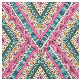 Helles Boho buntes abstraktes Stammes- Muster Stoff