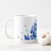 Helles Botanisches Geburtstagsgeschenk Kaffeetasse