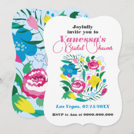 Helles Bouquet. Einladung