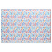 Helles buntes Alpaka-Muster Stoff (Fat Quarter (45,7 x 55,9 cm))