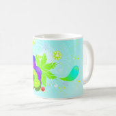 Helles, buntes Fruchtdesign Coffee Tasse Cup (VorderseiteRechts)