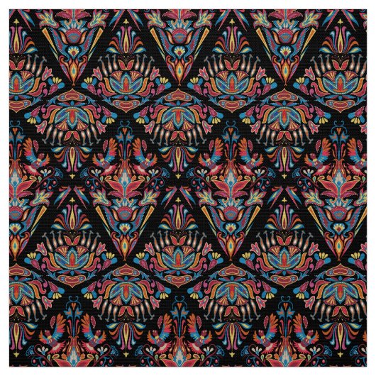 Helles, buntes geometrisches Muster der Blumentrad Stoff (Muster)