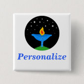 Helles Button/Knopf des Chalice-UU Button (Vorderseite)