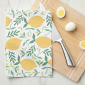 Helles Country Farm Gelbes Zitronenmuster Geschirrtuch (Viertel Falte)