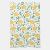 Helles Country Farm Gelbes Zitronenmuster Geschirrtuch (Vertikal)