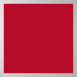 Helles Crimson Red Solid Trend Farbe Hintergrund Poster