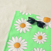 Helles Daisy Muster - Blumensommeraccessoire - Strandtuch (Beispiel)