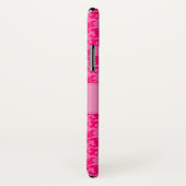 Helles Damast-Pink kundenspezifischer iphone Fall Case-Mate iPhone Hülle (Hinten/Rechts)