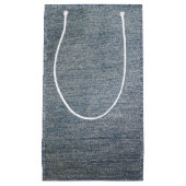 Helles Denim Kleine Geschenktüte (Vorderseite)