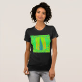 Helles Design Edgy Geometrie Neon Muster T-Shirt (Vorne ganz)