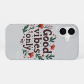 Helles Design iPhone 16 Hülle (Rückseite (Horizontal))