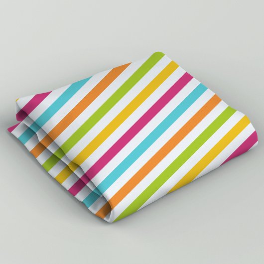 Helles Diagonal-Regenbogenmuster Stoff