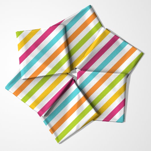 Helles Diagonal-Regenbogenmuster Stoff