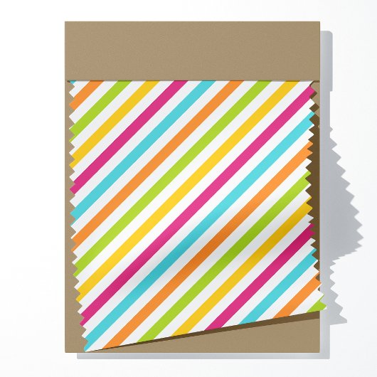 Helles Diagonal-Regenbogenmuster Stoff