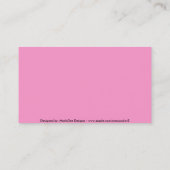 Helles Diamant-Muster Visitenkarte (Rückseite)