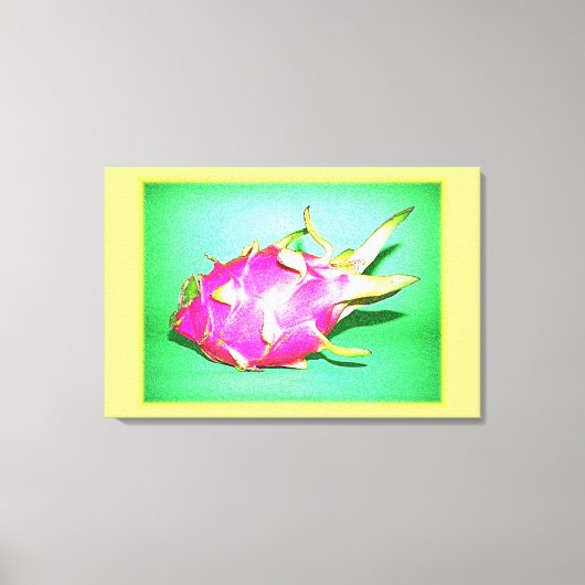 "Helles Drachenfrucht" Niedliches Foto. Jetzt kauf Leinwanddruck (Vorderseite)