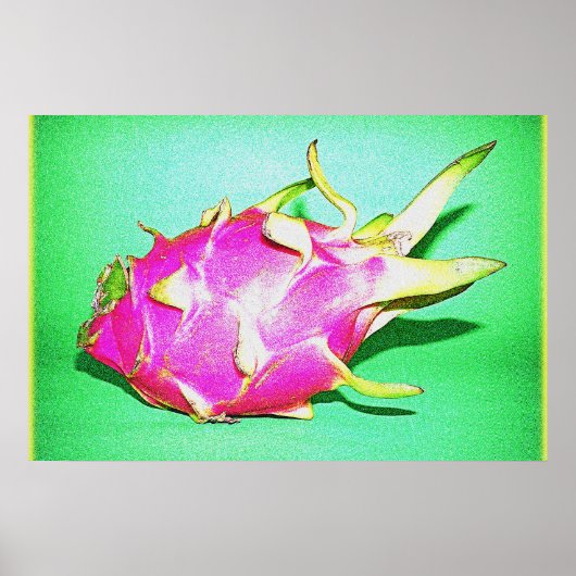 "Helles Drachenfrucht" Niedliches Foto. Jetzt kauf Poster (Vorne)