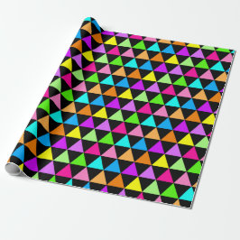 Helles Dreieck Groovy Druck Geschenkverpackungspap Geschenkpapier