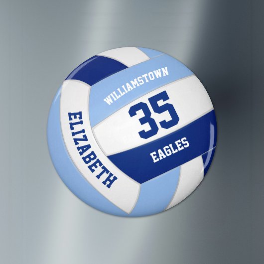 Helles dunkelblaues Team - Kinder Volleyball Magnet