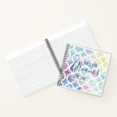 Helles, elegantes Zitat-Design Notizblock (Innenseite)