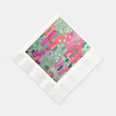 Helles Farbabstraktes Designpapier Napkins Serviette (Ecke)