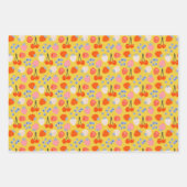 Helles, farbenfrohes Berry Frucht Muster Geschenkpapier Set (Vorderseite)