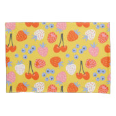 Helles, farbenfrohes Berry Frucht Muster Kissenbezug (Vorderseite-Links)