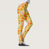 Helles, farbenfrohes Berry Frucht Muster Leggings (Rechts)