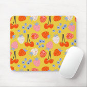 Helles, farbenfrohes Berry Frucht Muster Mousepad (Mit Mouse)