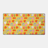 Helles, farbenfrohes Berry Frucht Muster Schreibtischunterlage (Vorderseite)