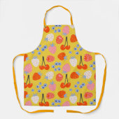 Helles, farbenfrohes Berry Frucht Muster Schürze (Vorderseite)