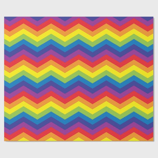 Helles, farbenfrohes Faun-Regenbogenfarbenes Wrapp Geschenkpapier (Flach)