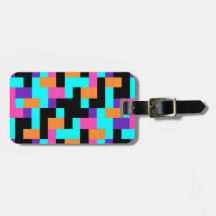 Helles, farbiges geometrisches Quadrat-Muster