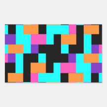 Helles, farbiges geometrisches Quadrat-Muster