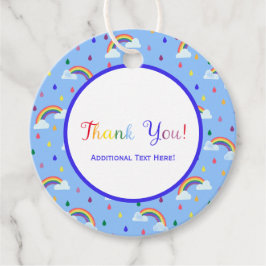 Helles farbiges Kids Rainbow Gastgeschenk Vielen D Geschenkanhänger