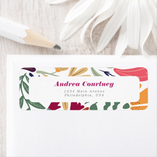 Helles farbiges Missverhältnis zwischen blumengesc (Insitu)