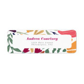 Helles farbiges Missverhältnis zwischen blumengesc (Vorne)