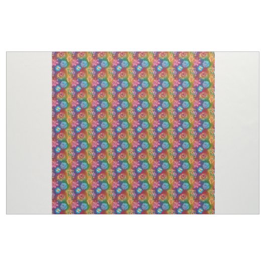 Helles, farbiges Muster abstrakt Stoff (Yard (91,4 cm))