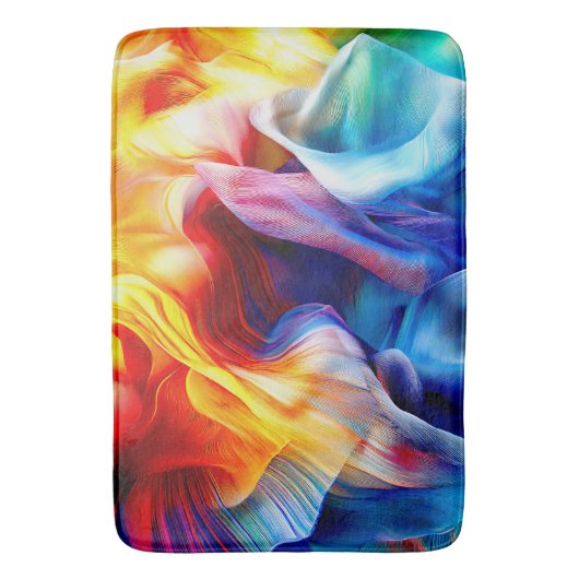 Helles farbiges Muster Badematte (Vorderseite Vertikal)