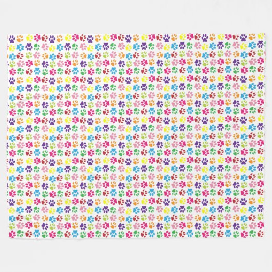 Helles, farbiges Muster Fleecedecke (Vorderseite (Horizontal))