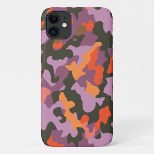 Helles farbiges Muster für mehrfarbige Camouflage Case-Mate iPhone Hülle (Rückseite)