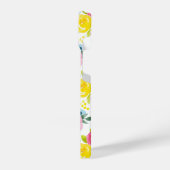 Helles, farbiges Muster iPhone Hülle (Linke Seite)