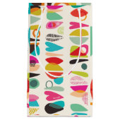 Helles, farbiges Muster Kleine Geschenktüte (Vorderseite)