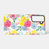 Helles, farbiges Muster Samsung Galaxy Hülle (Rückseite (Horizontal))